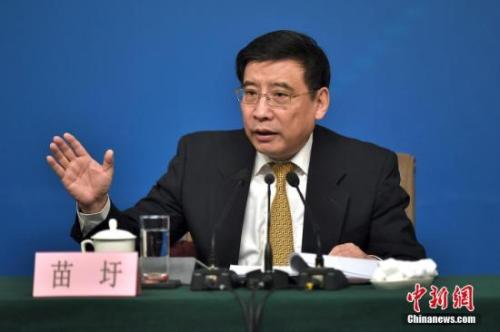 資料圖：苗圩。<a target='_blank' href='http://www.chinanews.com/'>中新社</a>記者金碩攝