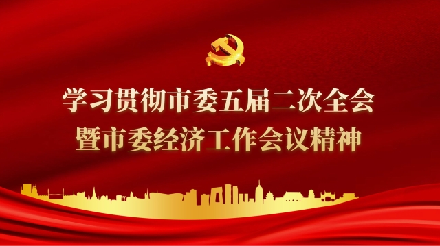 學(xué)習(xí)貫徹市委五屆二次全會(huì)暨市委經(jīng)濟(jì)工作會(huì)議精神